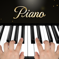 down Piano Keyboard - Play Music